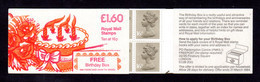 GRANDE-BRETAGNE 1983 - Carnet Yvert C1076-1-2A - SG FS1B - NEUF** MNH - £1.60 Booklet - Birtday Box Design - Booklets