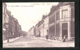 CPA Saint-Omer, Rue Carnot Et La Poste  - Saint Omer
