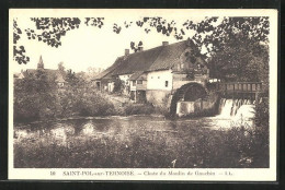CPA Saint-Pol-sur-Ternoise, Chute Du Moulin De Gauchin  - Saint Pol Sur Ternoise