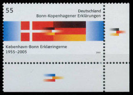 BRD BUND 2005 Nr 2449 Postfrisch ECKE-URE X397F56 - Unused Stamps