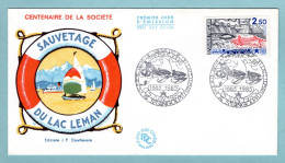 FDC France 1985 - Sauvetage Du Lac Léman - YT 2373 - Saint-Gingolph - 1980-1989