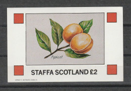 Staffa - Apricot, Fruit - 1982 - MNH - Emissions Locales