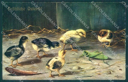 Artist Signed Schonian Easter Chick Insect TSN Serie 651 Postcard TW1856 - Otros & Sin Clasificación