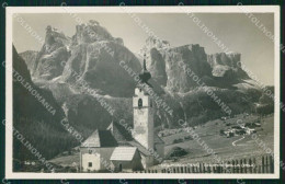 Bolzano Colfosco Gruppo Sella Chiesa Foto Cartolina RB7270 - Bolzano (Bozen)