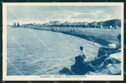 Forlì Cesenatico Spiaggia Blocchi Palizzata Cartolina RB6730 - Forlì