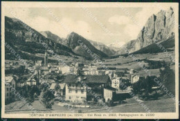 Belluno Cortina D'Ampezzo Pomagagnon Col Rosà Cartolina RB6561 - Belluno