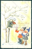 Greetings Gnome Bird House Cartolina Postcard TW1753 - Sonstige & Ohne Zuordnung