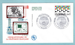 FDC France 1985 - 50ème Anniversaire De La Télévision - YT 2353 - Paris - 1980-1989