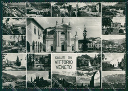 Treviso Vittorio Veneto Saluti Da Foto FG Cartolina ZKM7166 - Treviso