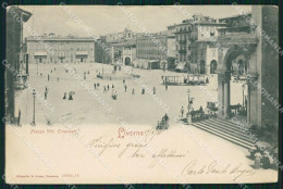 Livorno Città Piazza Vittorio Emanuele Tram Cartolina WX1698 - Livorno