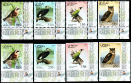 Artsakh 2021 "Fauna.Birds" 4v Perforated & 4v Unperforated Quality:100% - Armenië