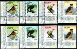 Artsakh 2021 "Fauna.Birds" 4v Perforated & 4v Unperforated Quality:100% - Armenië