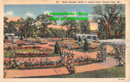 R398499 Rose Garden Jacob L. Loose Park Kansas City Mo. 58. 8A H461. Max Bernste - World