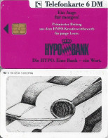 Germany - HypoBank 14 (Overprint ''Wäscheklammer'') - O 0134 - 02.1994, 6DM, 250ex, Used - O-Series : Séries Client