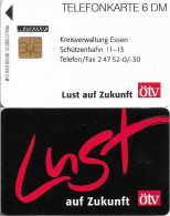 Germany - ÖTV 15 Lust Auf Zukunft (Overprint ''Essen'') - O 0940 - 09.1998, 6DM, Used - O-Series : Séries Client