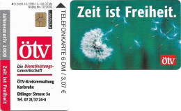 Germany - ÖTV 16 - (Overprint ''Kreisverwaltung Karlsruhe'') - O 0569 - 10.1999, 6DM, Used - O-Series : Séries Client
