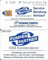 Germany - Pumpen Partner - (Overprint ''Dynamik-Pumpen'') - O 0966 - 05.1993, 6DM, Used - O-Series : Series Clientes Excluidos Servicio De Colección