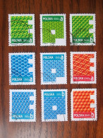 Poland Stamps Lot - Used - 2013 - Economic And Priority Stamps - PL 4066-72, PL 4081-82 - Gebruikt