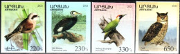 Artsakh 2021 "Fauna.Birds" 4v Unperforated Quality:100% - Armenia