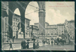 Firenze Città Piazza Della Signoria Cartolina RB7607 - Firenze (Florence)