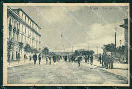 Foggia Città Viale Ferrovia Cartolina RB7824 - Foggia