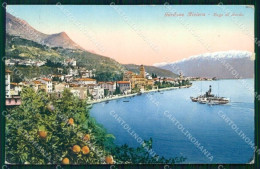 Brescia Gardone Riviera Lago Di Garda Piroscafo Brunner 2971 Cartolina RB8178 - Brescia