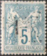 R1311/2966 - FRANCE - SAGE TYPE II N°75 >>>>> Cachet Du Jour De L'an :  Etoile De PARIS N°1 - 1876-1898 Sage (Type II)