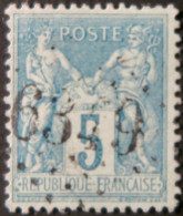 R1311/2971 - FRANCE - SAGE TYPE II N°75 LUXE / BON CENTRAGE >>>>> Cachet Du Jour De L'an :  GC 6349 - 1876-1898 Sage (Type II)