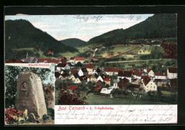 AK Bad Teinach, Scheffel-Denkmal, Gesamtansicht  - Bad Teinach