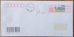 China Cover "Rapeseed Blossoms" (Quzhou, Zhejiang) Colored Postage Machine Stamp First Day Actual Mail Seal - Briefe