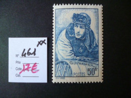 Timbre France Neuf ** 1940  N° 461  Cote 17 € - Nuevos