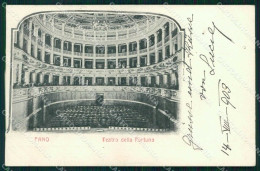 Pesaro Urbino Fano Teatro Della Fortuna Cartolina RB7834 - Pesaro