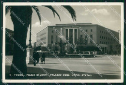 Foggia Città Piazza Cavour Palazzo Uffici Statali Foto Cartolina RB7832 - Foggia