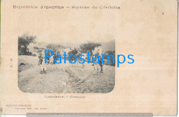 227273 ARGENTINA CORDOBA COSQUIN COSTUMES LEÑEROS SPOTTED COLECCION AQUILINO FERNANDEZ POSTCARD - Argentinië