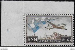 San Marino 1951 Lire 1.000 Afsa MNH Sassone A N. 99 - Otros & Sin Clasificación