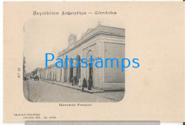 227290 ARGENTINA CORDOBA MARKET MERCADO FRANCO COLECCION AQUILINO FERNANDEZ POSTCARD - Argentinien