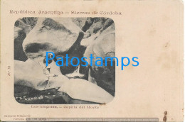 227298 ARGENTINA CORDOBA CAPILLA DEL MONTE LOS MOGOTES SPOTTED COLECCION AQUILINO FERNANDEZ POSTCARD - Argentine