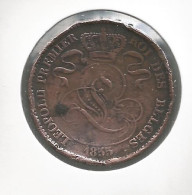 12733 * LEOPOLD I * 10 Cent 1855 - 10 Cent