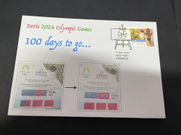 18-4-2024 (2 Z 22) Paris Olympic Games 2024 - 100 Days To Go ! (17-4-2024) - Estate 2024 : Parigi