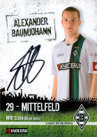 Fußball-Autogrammkarte AK Alexander Baumjohann Borussia Mönchengladbach 08-09 Waltrop Datteln Hertha BSC Berlin Bayern - Autógrafos