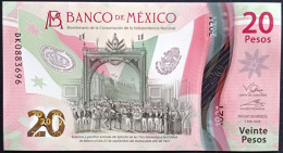 MEXICO $20 ! SERIES DK NEW 7-FEBR-2023 DATE ! Victoria Rod. Sign. INDEPENDENCE POLYMER NOTE Read Descr. For Notes - Mexiko