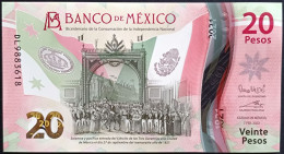 MEXICO $20 ! SERIES DL NEW 7-FEBR-2023 DATE ! Omar Mejia Sign. INDEPENDENCE POLYMER NOTE Read Descr. For Notes - Mexique