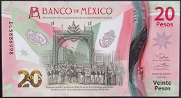 MEXICO $20 ! SERIES DL NEW 7-FEBR-2023 DATE ! Victoria Rod. Sign. INDEPENDENCE POLYMER NOTE Read Descr. For Notes - Mexiko