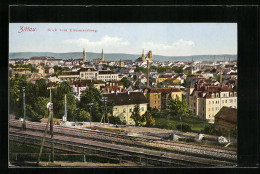 AK Zittau, Blick Vom Kummersberg Auf Den Ort  - Zittau