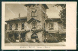 Piacenza Grazzano Visconti Albergo Del Biscione Cartolina RB8356 - Piacenza