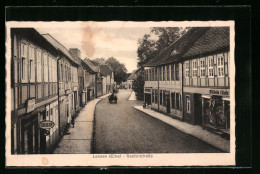 AK Lenzen /Elbe, Seetorstrasse Mit Geschäften  - Lenzen