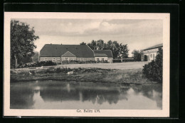 AK Gr. Belitz I. M., Uferpartie Mit Schloss-Gut Gr. Belitz  - Sonstige & Ohne Zuordnung