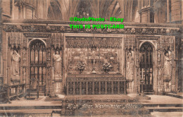 R399605 High Altar. Westminster Abbey. Valentines Series - Welt