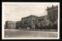 AK Berlin-Charlottenburg, Strassenpartie, Technische Hochschule  - Charlottenburg