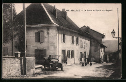 CPA Billiat, La Poste Et Route De Seyssel  - Seyssel